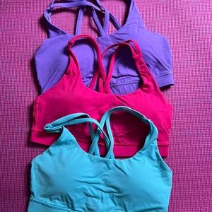 Lululemon Energy Bras Size 8